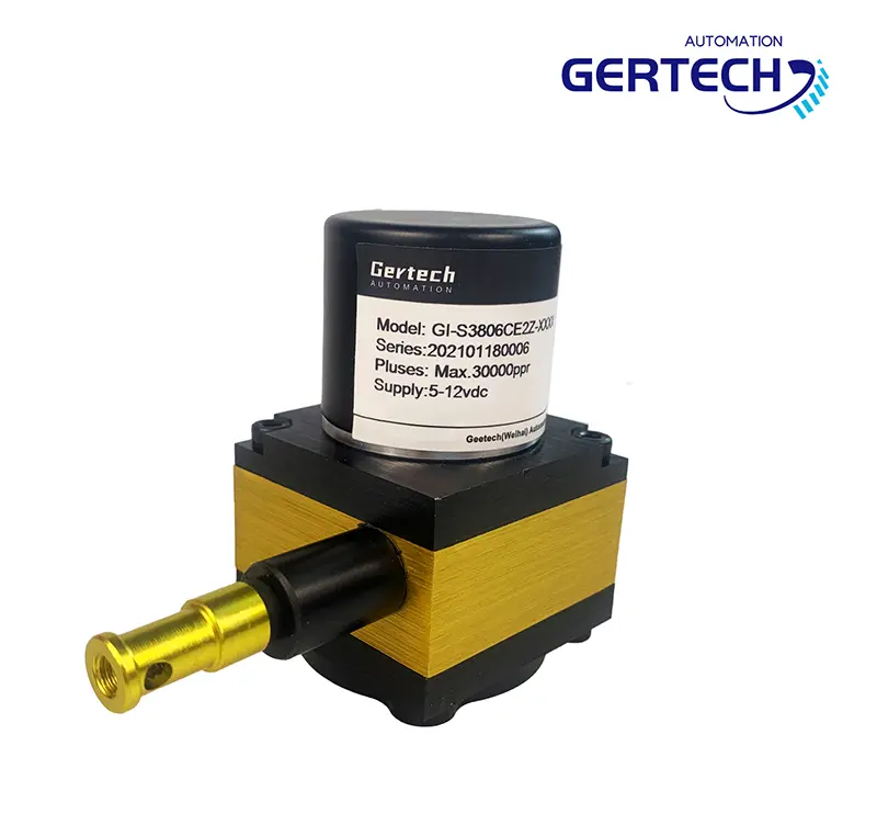 Sensor de fio de tração com alcance de medição de 0 a 1200 mm da série GI-D20