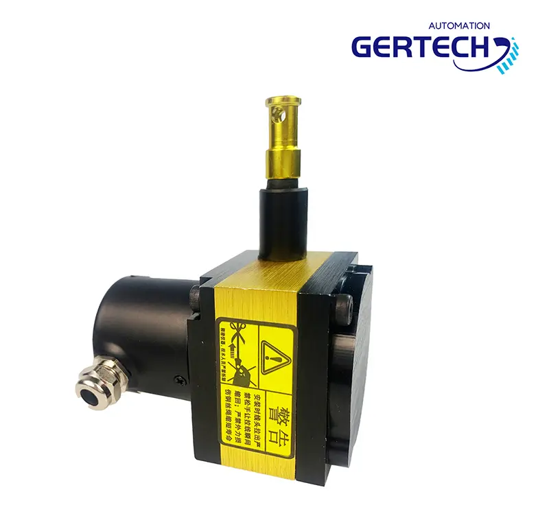 Sensor de fio de tração com alcance de medição de 0 a 1200 mm da série GI-D20